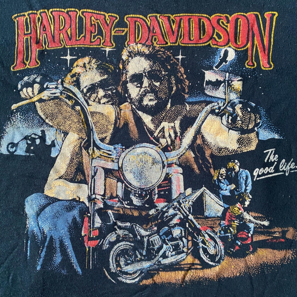Vintage Harley Davidson Tee “The Good Life”